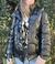 Campera Black Metalizada Negra NIZA en internet