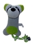 Hueso De Peluche Con Soga - comprar online