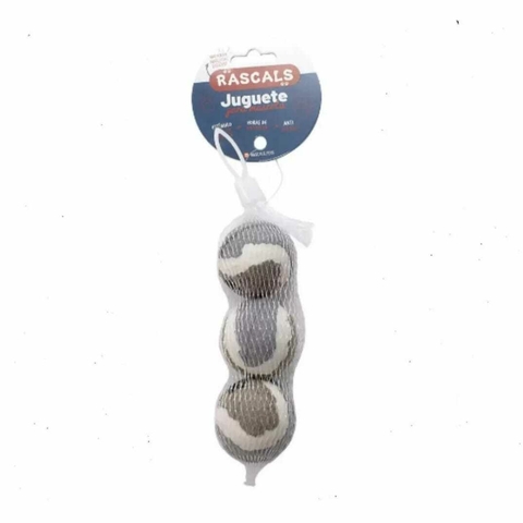 Pack x 3 pelotas Tenis Rascals