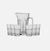 CONJUNTO JARRA E COPOS LUXOR 7/PÇS JARRA 1,2L, COPOS 300ML