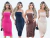 Vestido Canelado Tomara que Caia Midi com Costura Estilizada