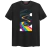 Remera Clasica - Auto Arcoiris