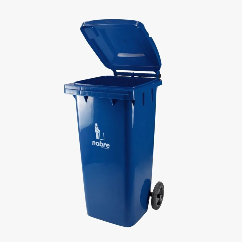 LIXEIRA COLETORA 120L. C/RODAS (MOD. EUROPEU) LAR