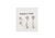SET AROS ACERO CRUZ X 12
