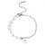 PULSERA ACERO PERLAS