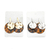 aros doble circulo leopardo