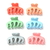 BROCHES CORAL X 12
