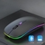 Mouse sem fio bluetooth, carregamento luminoso, 2.4g, usb - Banaro