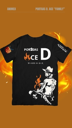 Playera Portogas D. Ace- One Piece