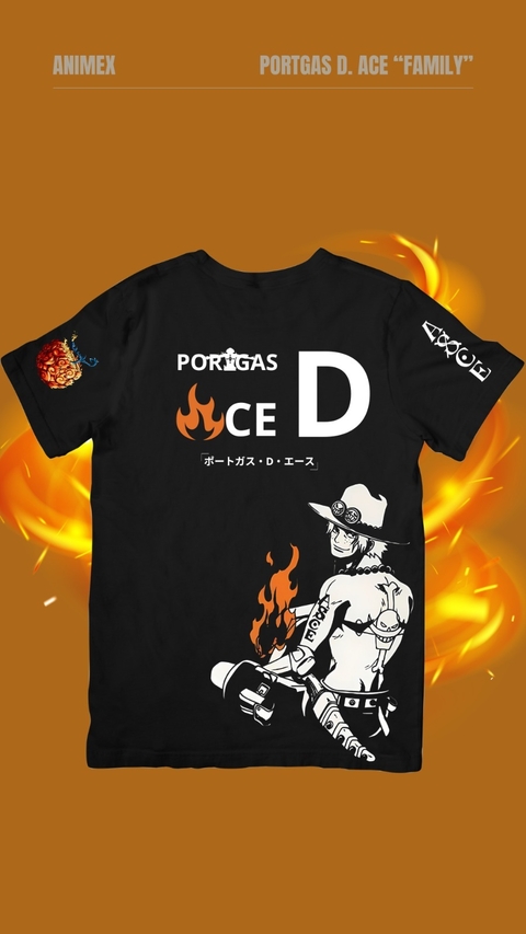 Playera Portogas D. Ace- One Piece