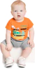 CONJUNTO BODY E BERMUDA MOLETOM WAVES BEBÊ