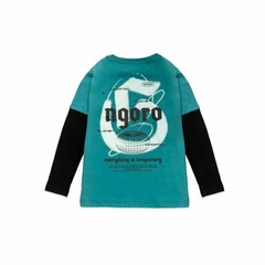 Remera Con Bajo Manga Ngoro - comprar online
