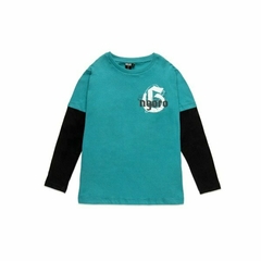 Remera Con Bajo Manga Ngoro