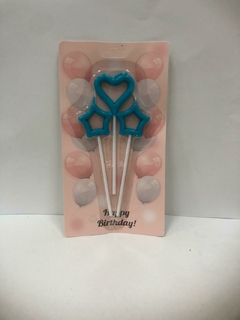 Paquete velas con formas