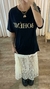 Saia Renda Reta Off White - comprar online