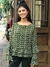 Bata Boho Babados verde oliva - comprar online