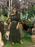 Vestido Ombro a Ombro Boho Babados Verde na internet