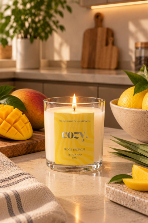 Vela Aromática 180g Doce Tropical