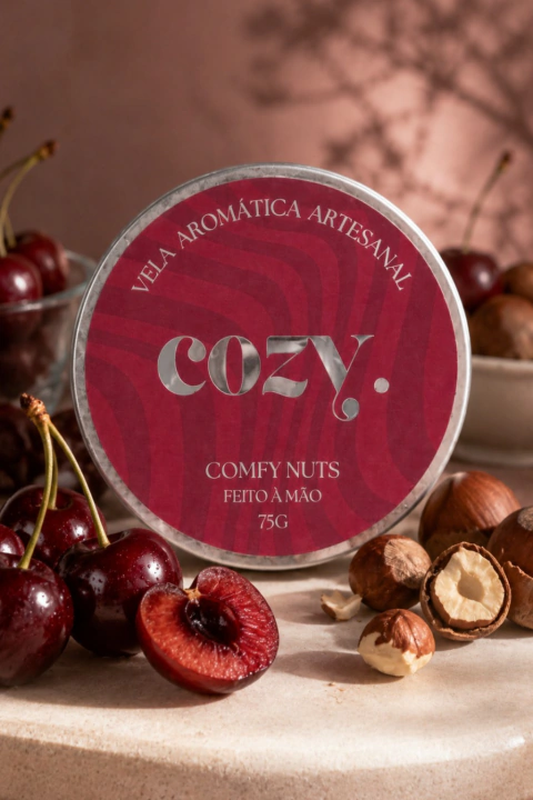 Vela Aromática 75g Comfy Nuts
