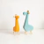 Conjunto Estatuetas em Cerâmica Girafa | 02 Peças - Renove Shop Brasil