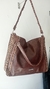Bolso totem chololate con print