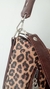 Bolso totem chololate con print - sofia sica