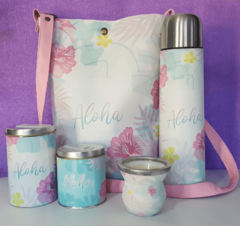 Combo Morral Acero - Mates y Bombillas Del Sur Exclusive