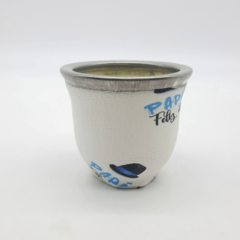 Mate de Vidrio Forrado Dia del Padre - Mates y Bombillas Del Sur Exclusive