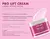 Pro Lift Crema Lifting Facial Tensora Piel Seca x 300g Idraet - comprar online
