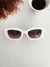 OCULOS BRANCO COM LENTE PRETA