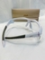 OCULOS BRANCO COM LENTE TRANSPARENTE