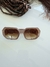 OCULOS ESTILOSO ROSÊ COM LENTE MARRON 