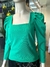 Remera micromorley escote cuadrado