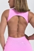 Macaquinho Vivi shorts saia ( rosa barbie ) - Use Nat store