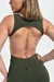 Macaquinho Vivi shorts saia ( verde militar ) - Use Nat store