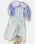Body floreado celeste - comprar online