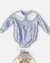 Body floreado celeste
