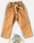 Pantalón gabardina con elástico.