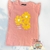 Remera flores amarillas