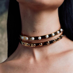 Choker Pearl Dupla - comprar online