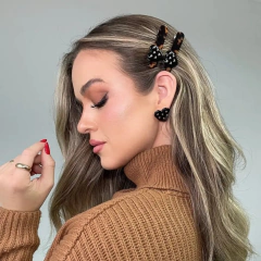 Bico de pato Coração Preto - Mariana Luttz
