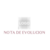 Notas de evolucion