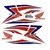 Faixa Adesivo Honda Cb300 Capitao America Branco 2015 Cb 300 - comprar online