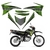 Kit Jogo Faixa Adesiva Yamaha Lander 250 2015 Preta - comprar online