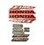 Jogo Adesivo Faixa Tampa Honda Elite 125 2019 20 21 Vermelha
