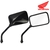 Retrovisor Preto Cbx250 Twister Falcon Cbx200 Strada Par - SIGMA MOTO PEÇAS