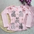 Blusa Infantil Manga Longa Drica - Rosa Bebê na internet
