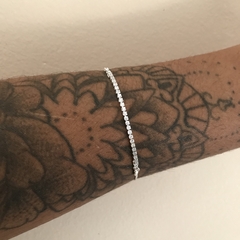 Pulseira Riviera Minimalista Prata 925 - comprar online