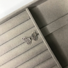 Brinco Borboleta Geométrica Prata 925 na internet