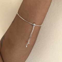 Pulseira Riviera Minimalista Prata 925 na internet